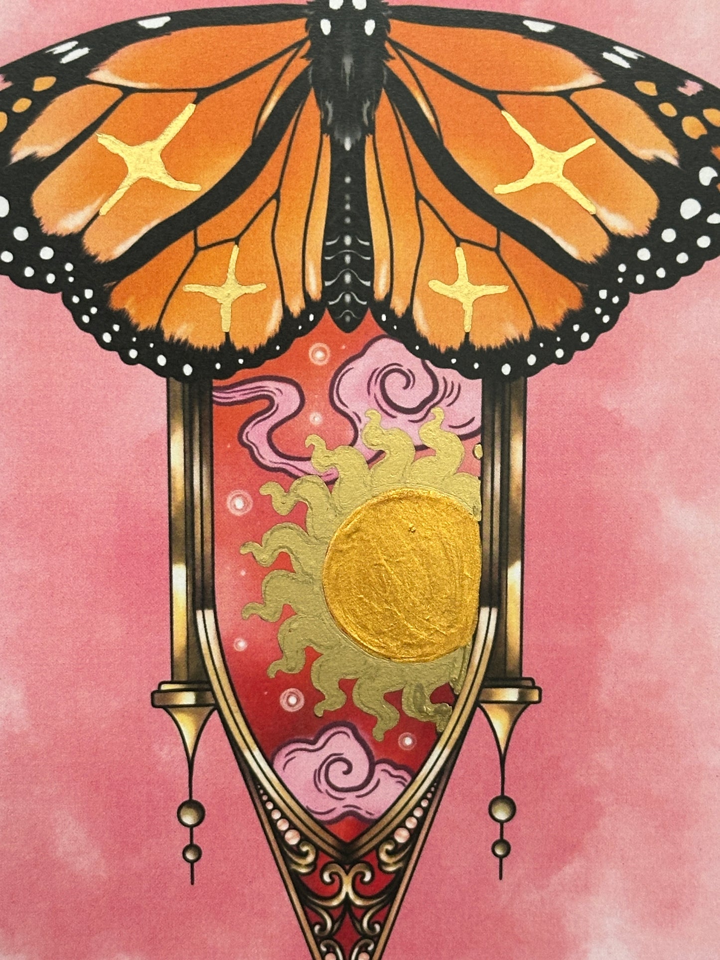 "Sunlight" Hand-Embellished Mini-Print by Kailyn Byers