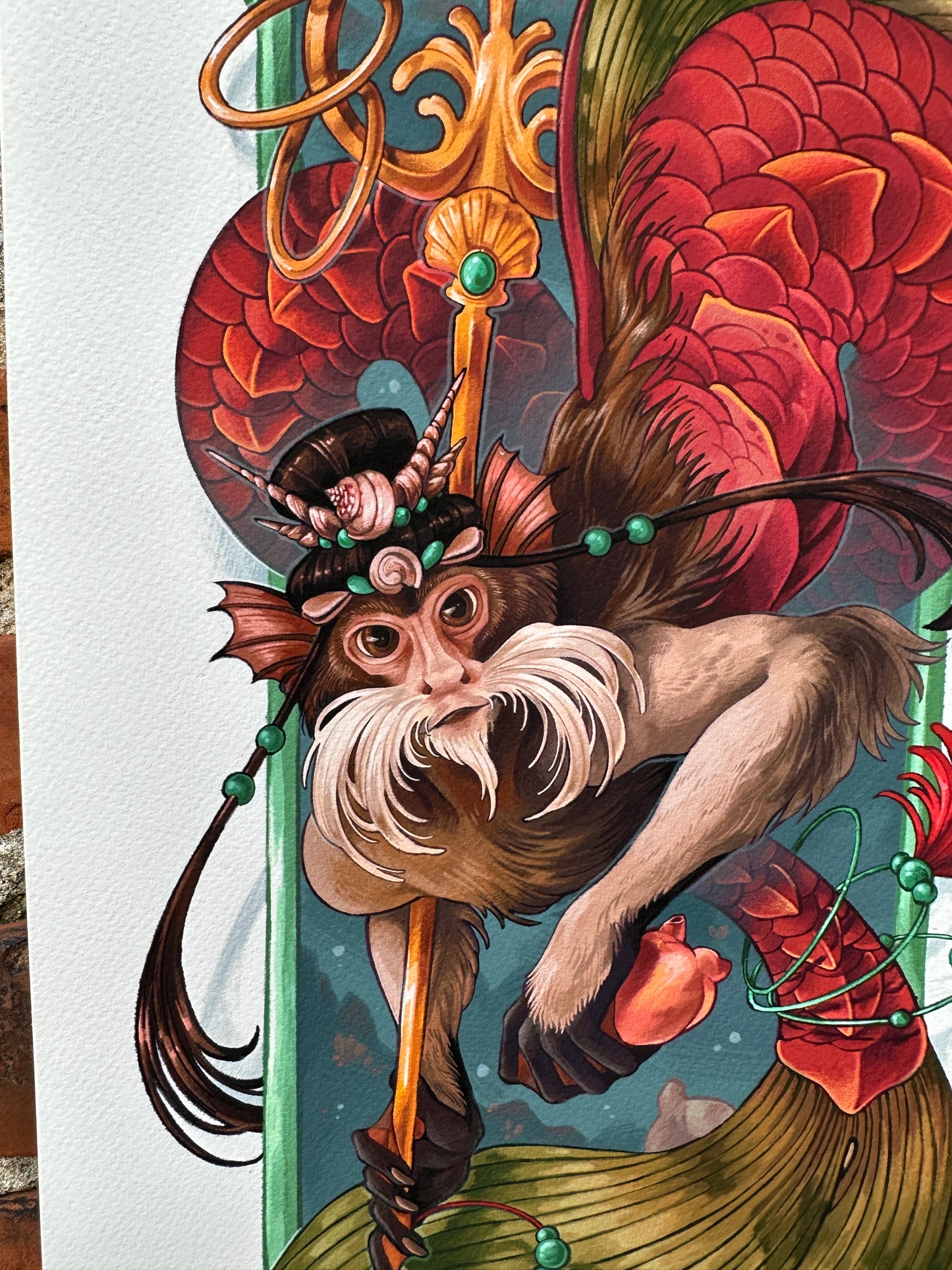 "Sun Wukong" Print by Kingsley Van Zandt