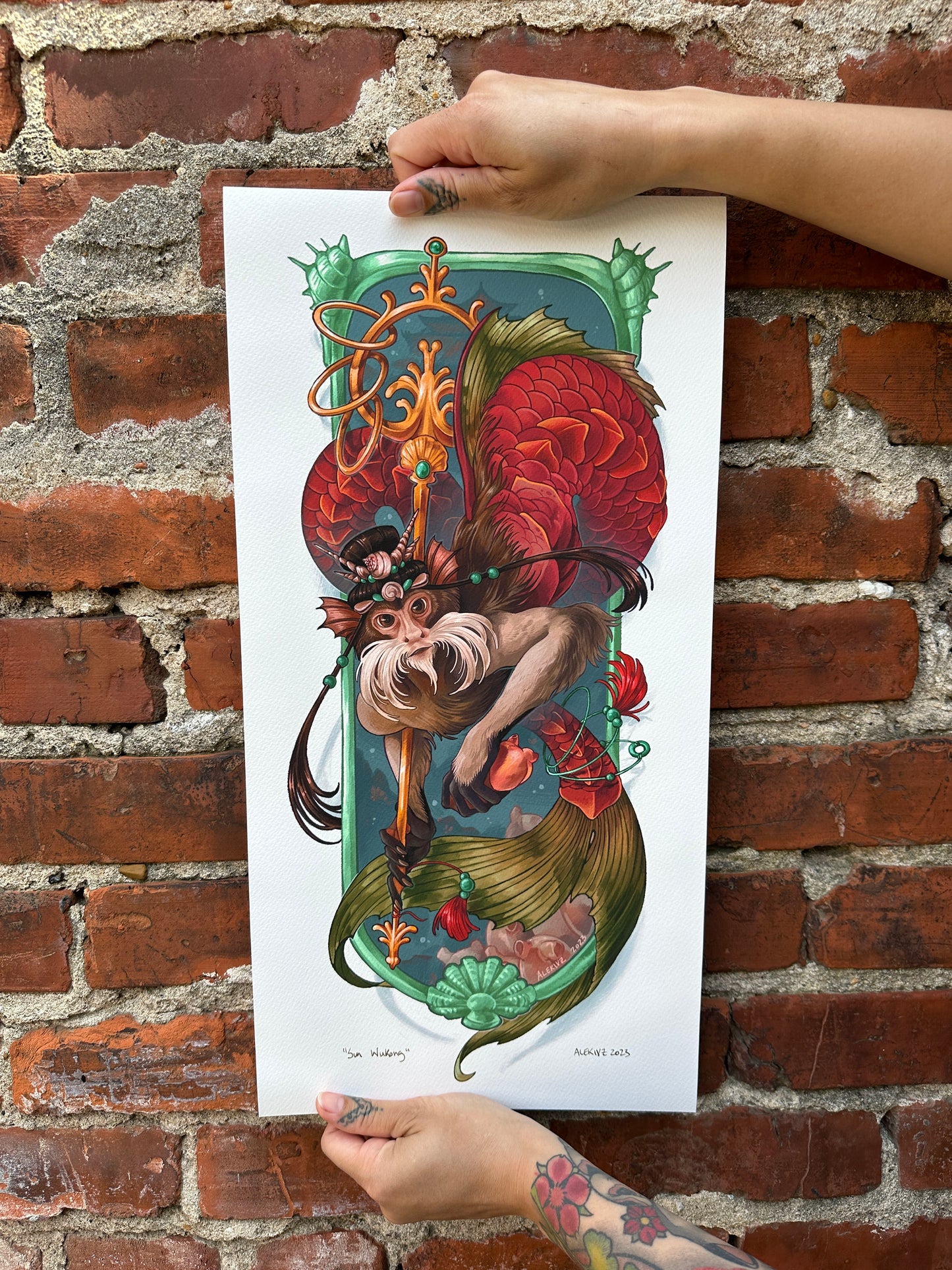 "Sun Wukong" Print by Kingsley Van Zandt