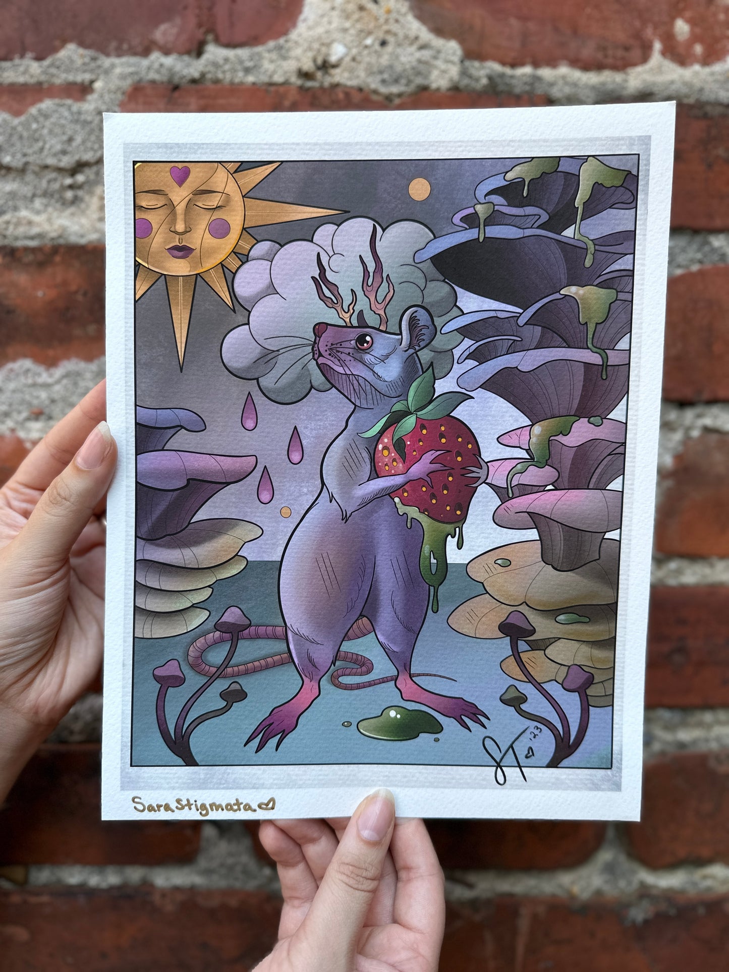 "The Thief" Print by Sara Stigmata