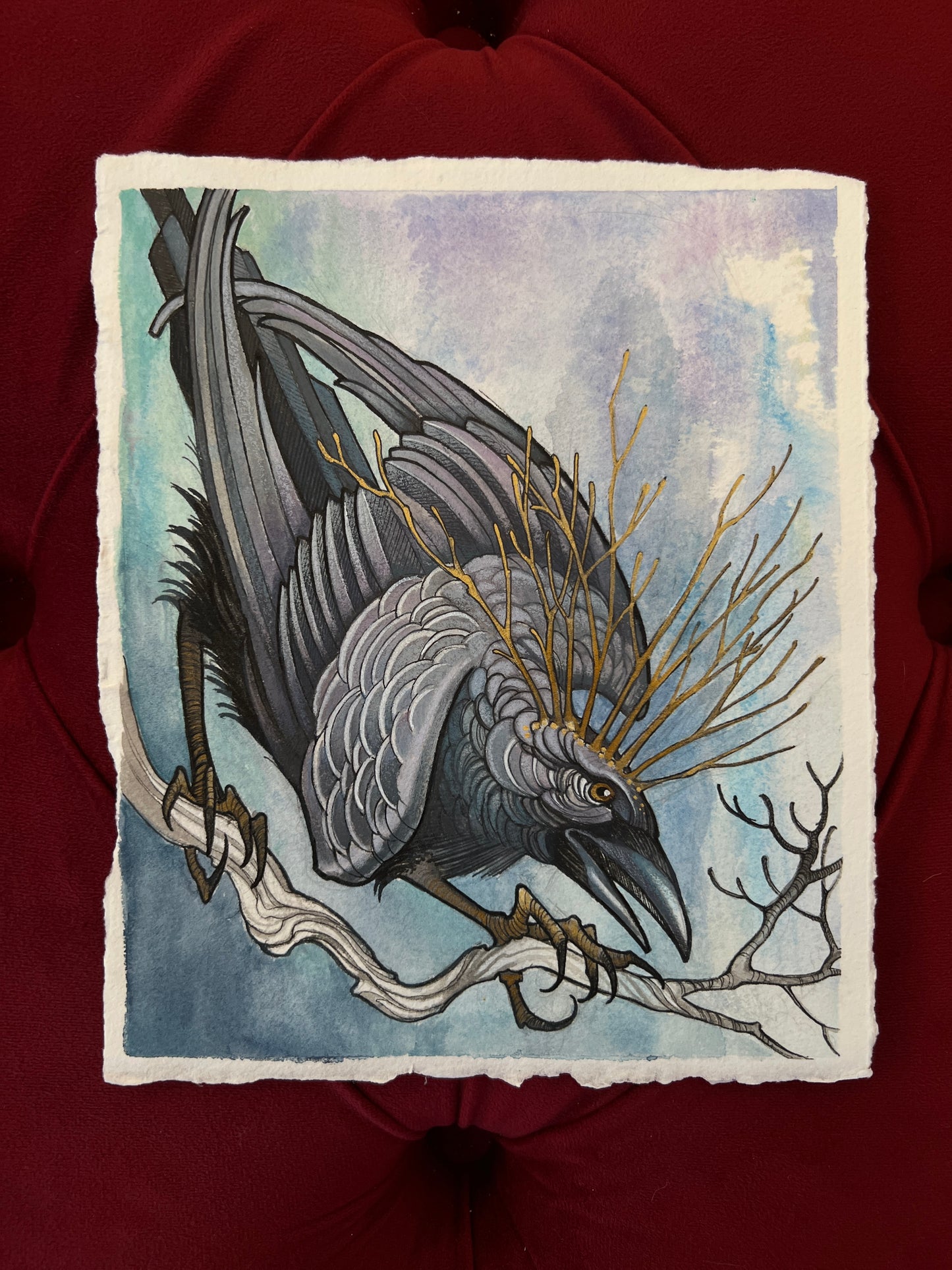 Assorted Small Crow Originals: Set 1 by Teresa Sharpe