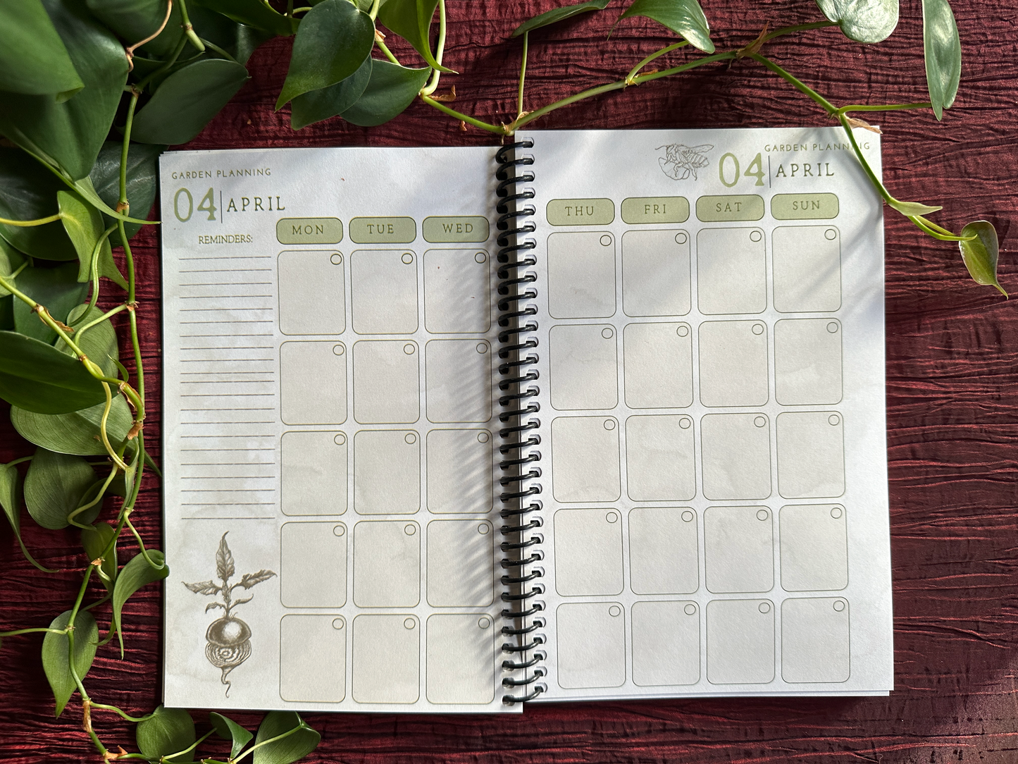"Good Morning, Garden" Planner 2025 by Faith Anne Butler (- v i t r i o l - )