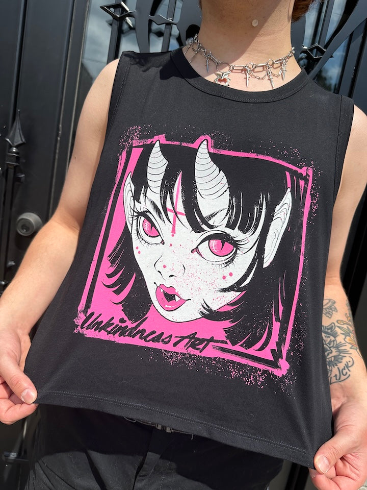 "Where my Demons At?" Muscle Tank by Teresa Sharpe