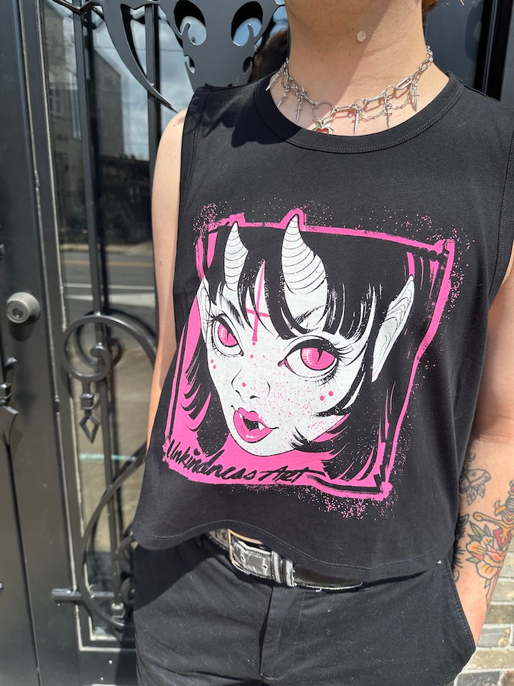 "Where my Demons At?" Muscle Tank by Teresa Sharpe