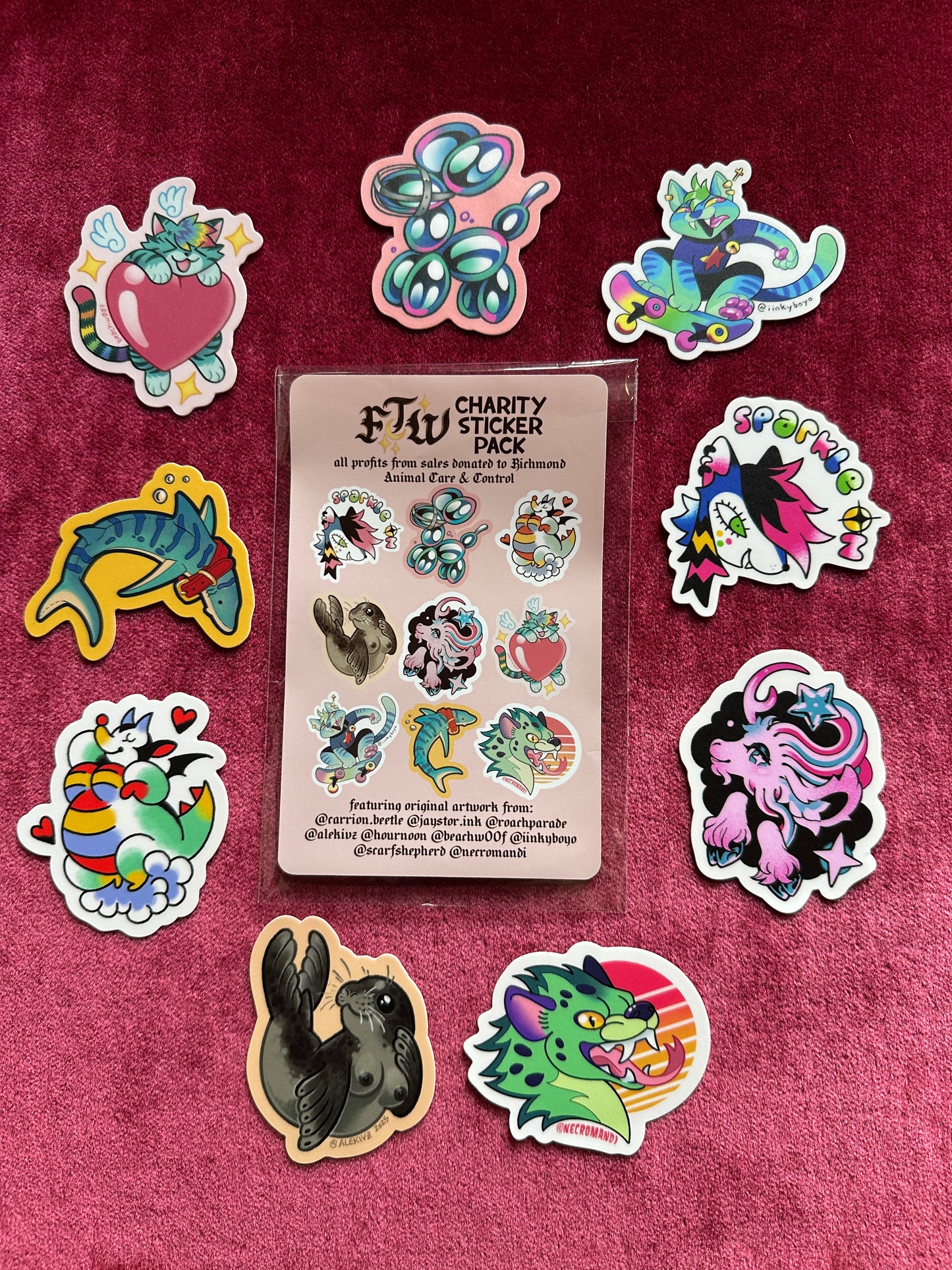 FTW Charity Sticker Pack