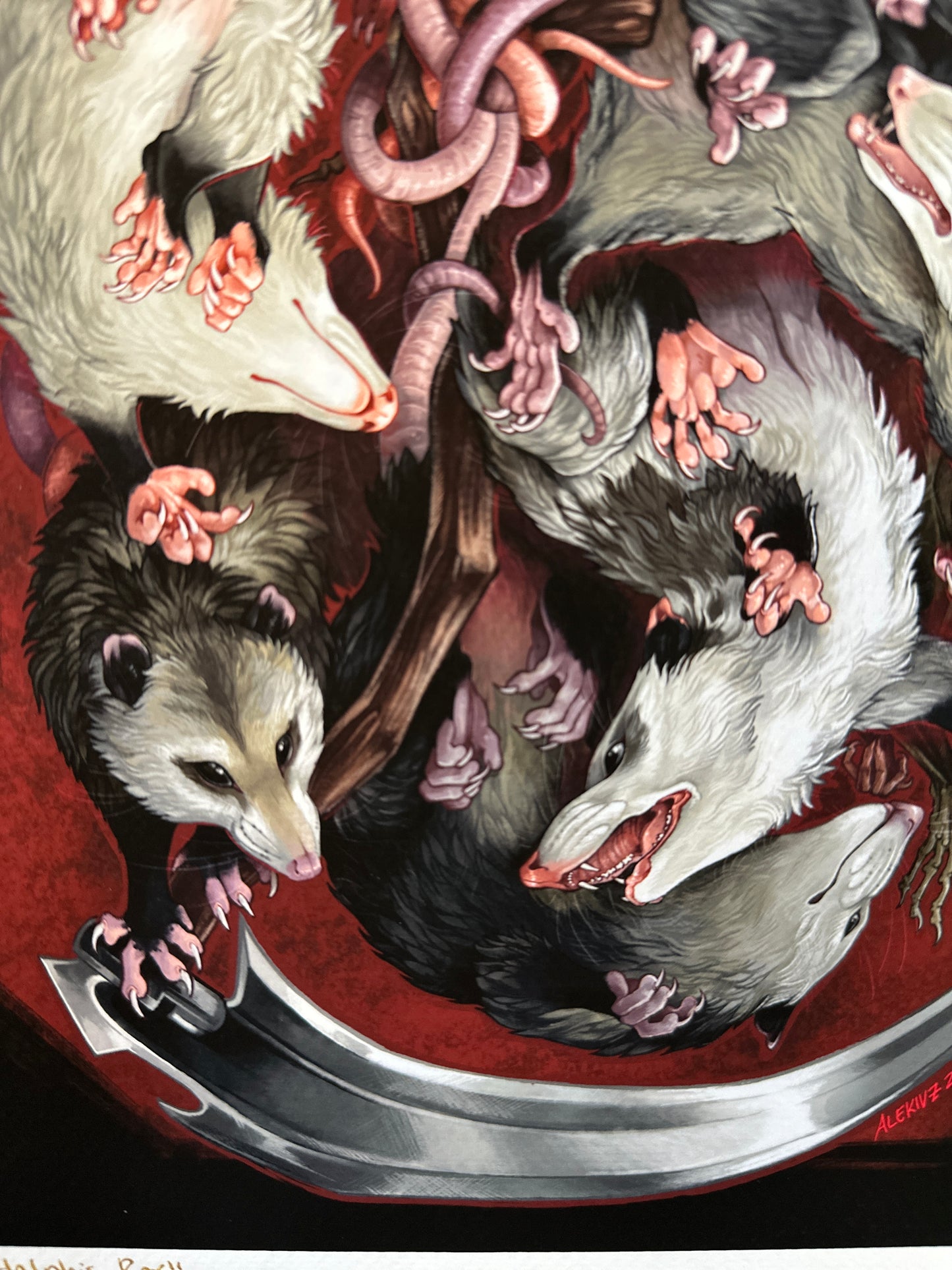 "Didelphus Rex" Print by Kingsley Van Zandt