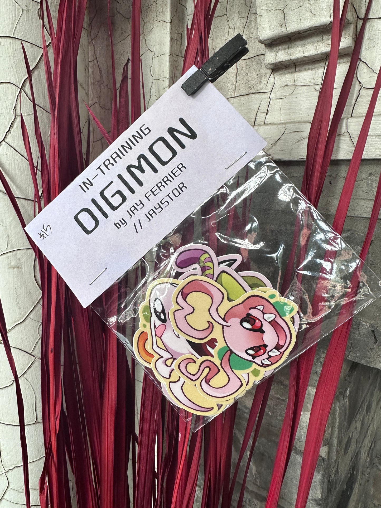 In-Training Digimon Sticker Set by Jay Ferrier