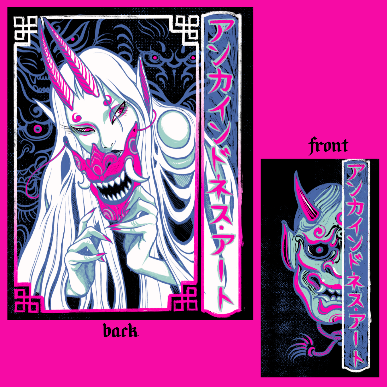 PRE-ORDER: "MASKED ONI" 2025 Special Edition Hoodie by Teresa Sharpe