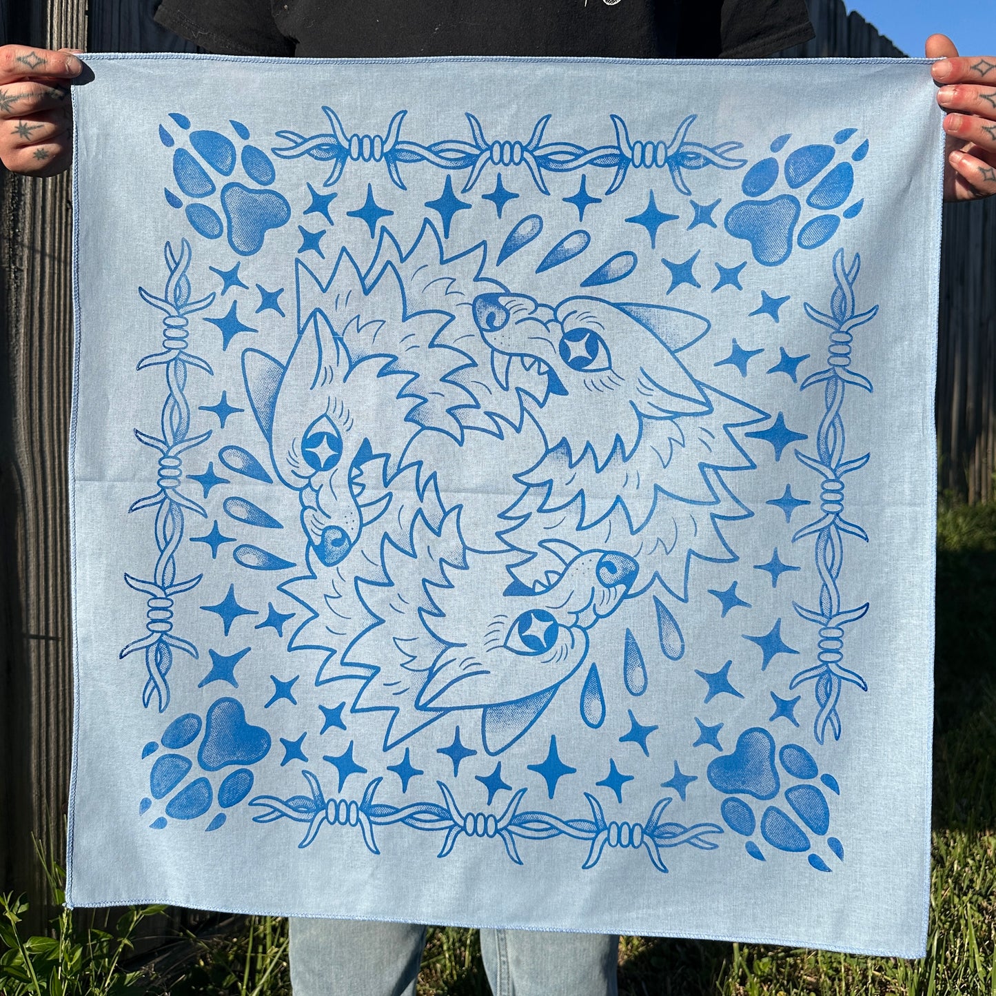Wolf-oboros Bandana by Liam Williams