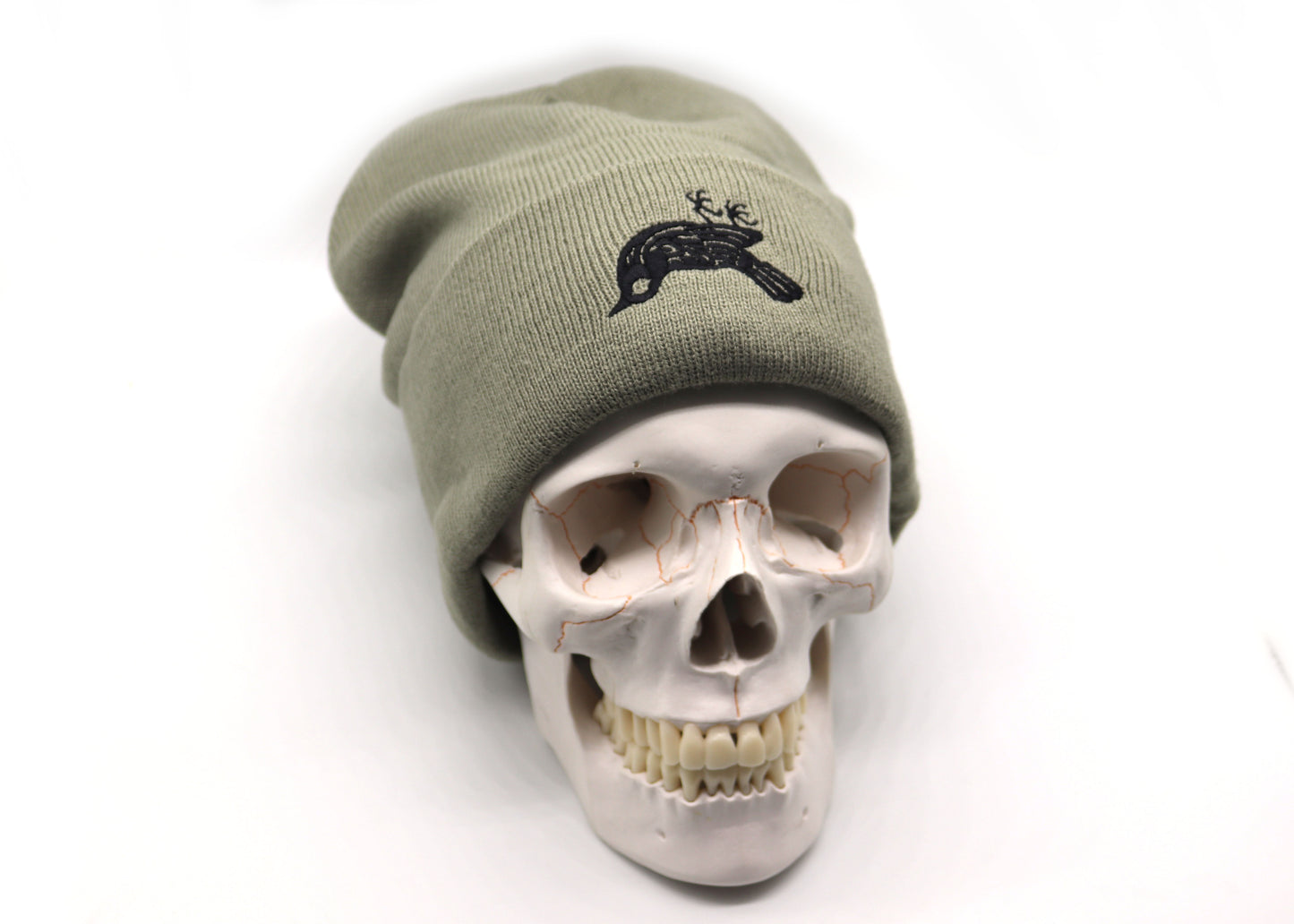 Dead Crow Beanie by Kingsley Van Zandt