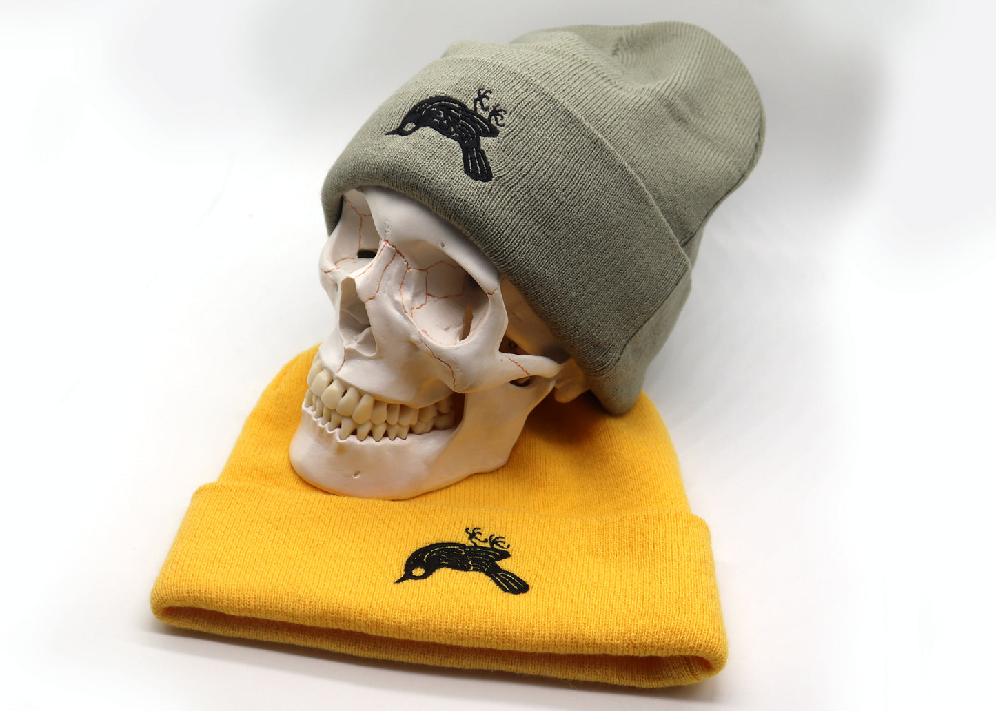 Dead Crow Beanie by Kingsley Van Zandt