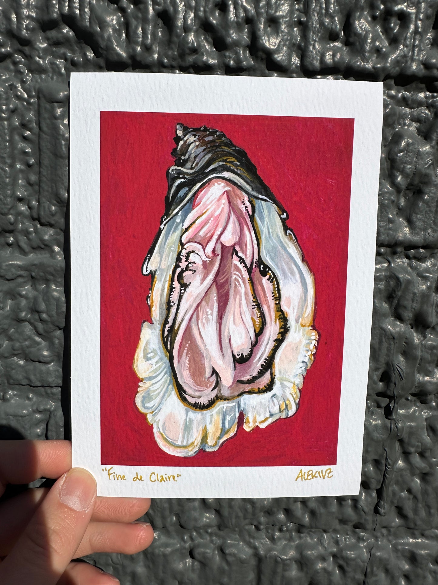 Oyster Print Set by Kingsley Van Zandt