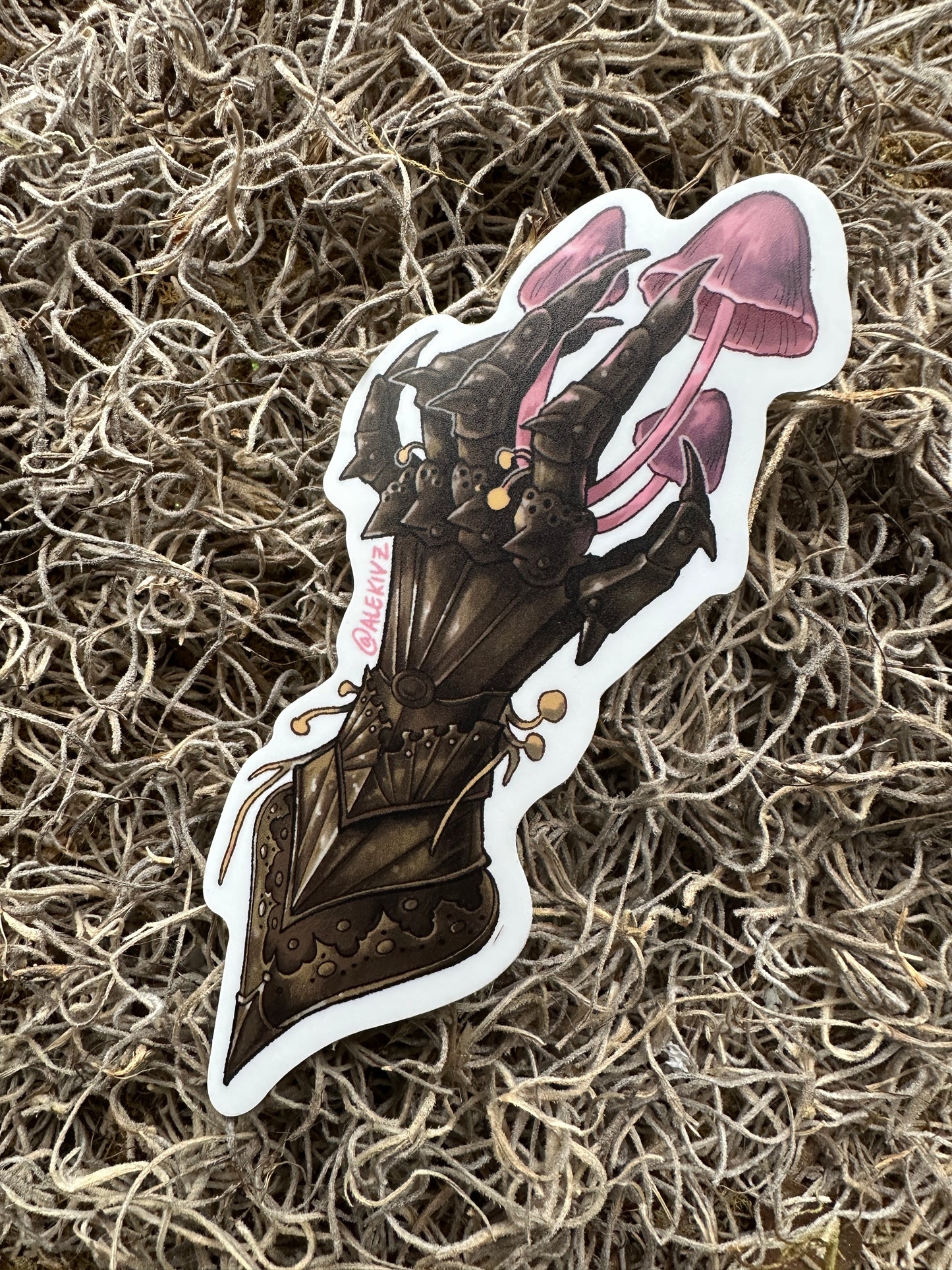 Gauntlet Sticker by Kingsley Van Zandt