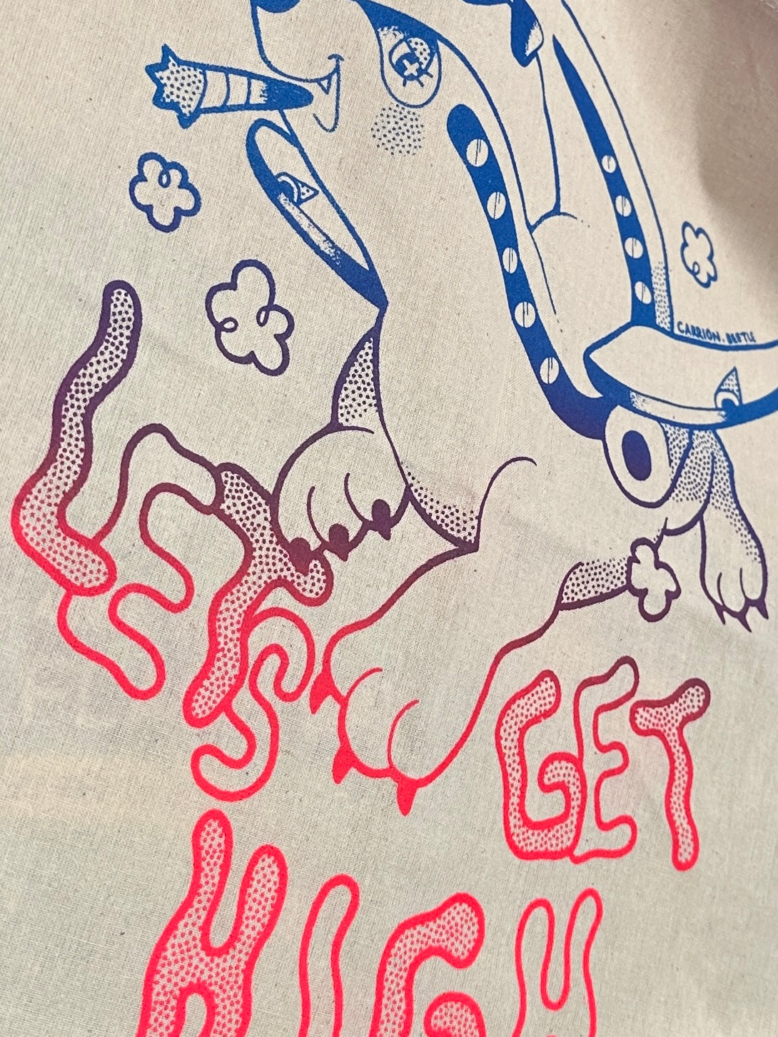 "Let's Get High" Tote Bag by Frankee Graves