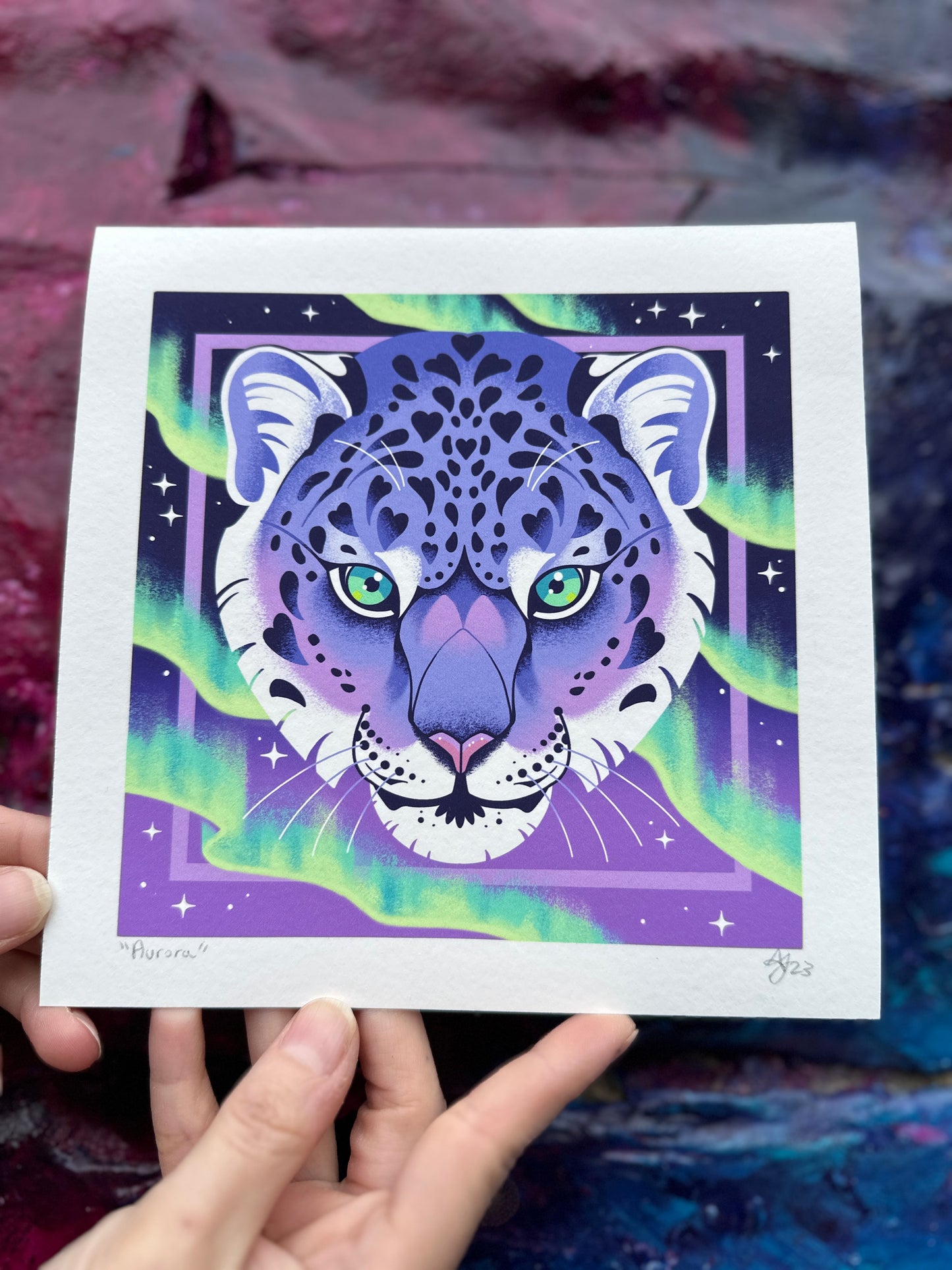 "Aurora" print by Mandi Johnson