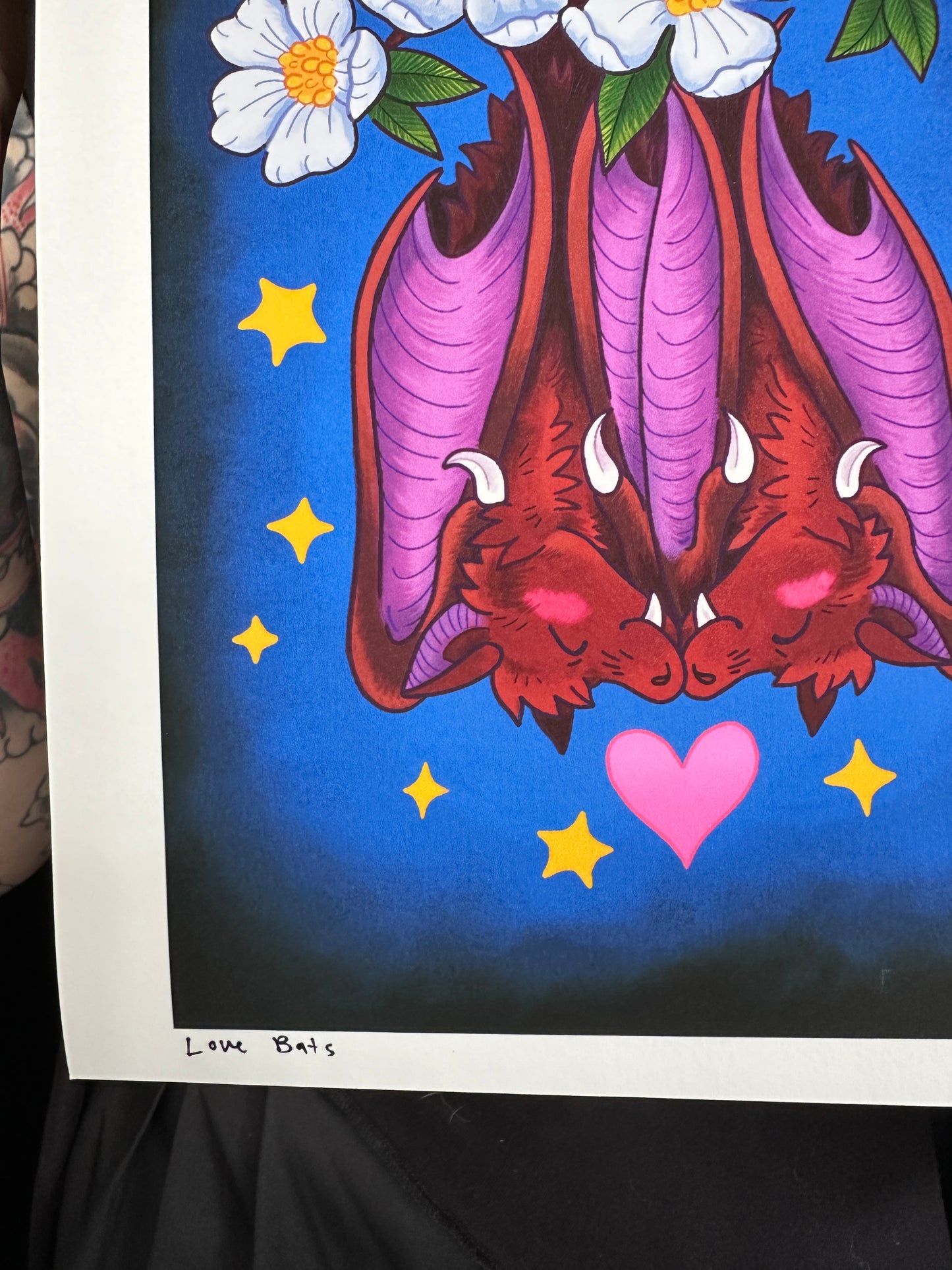 "Love Bats" Print by Liam Williams