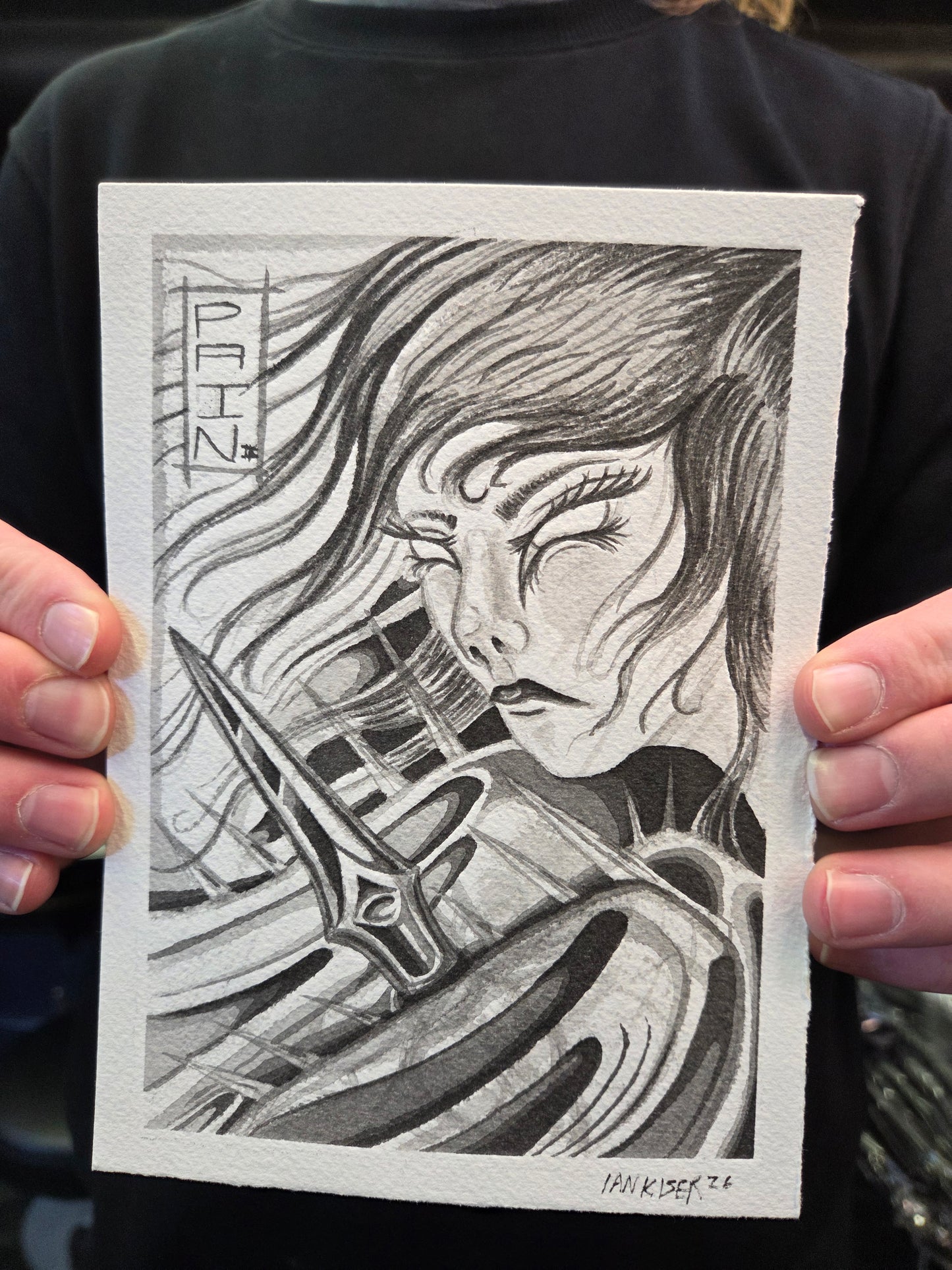 "PAIN" Original Painting by Ian Kiser