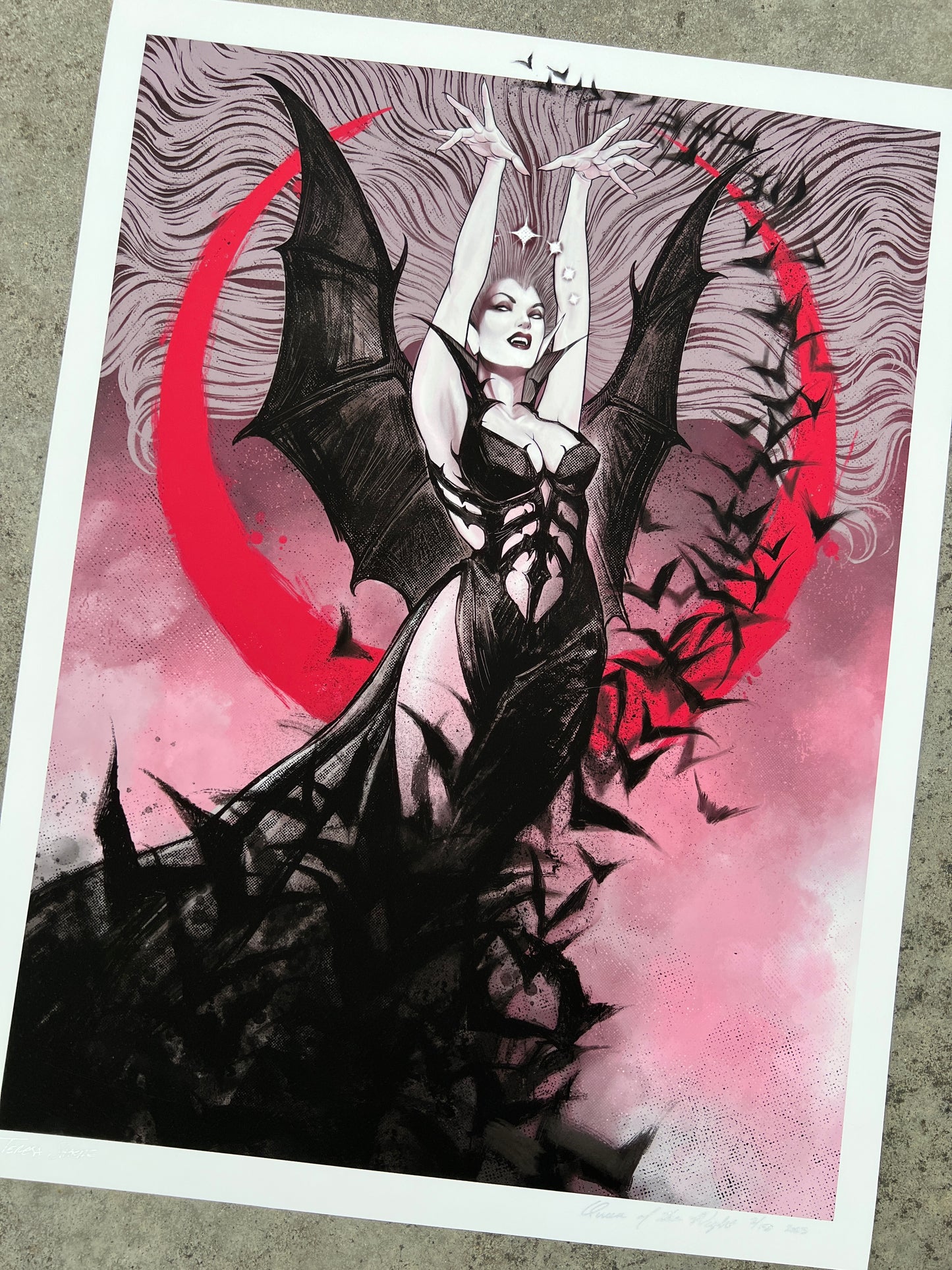 "Queen of the Night" Print by Teresa Sharpe