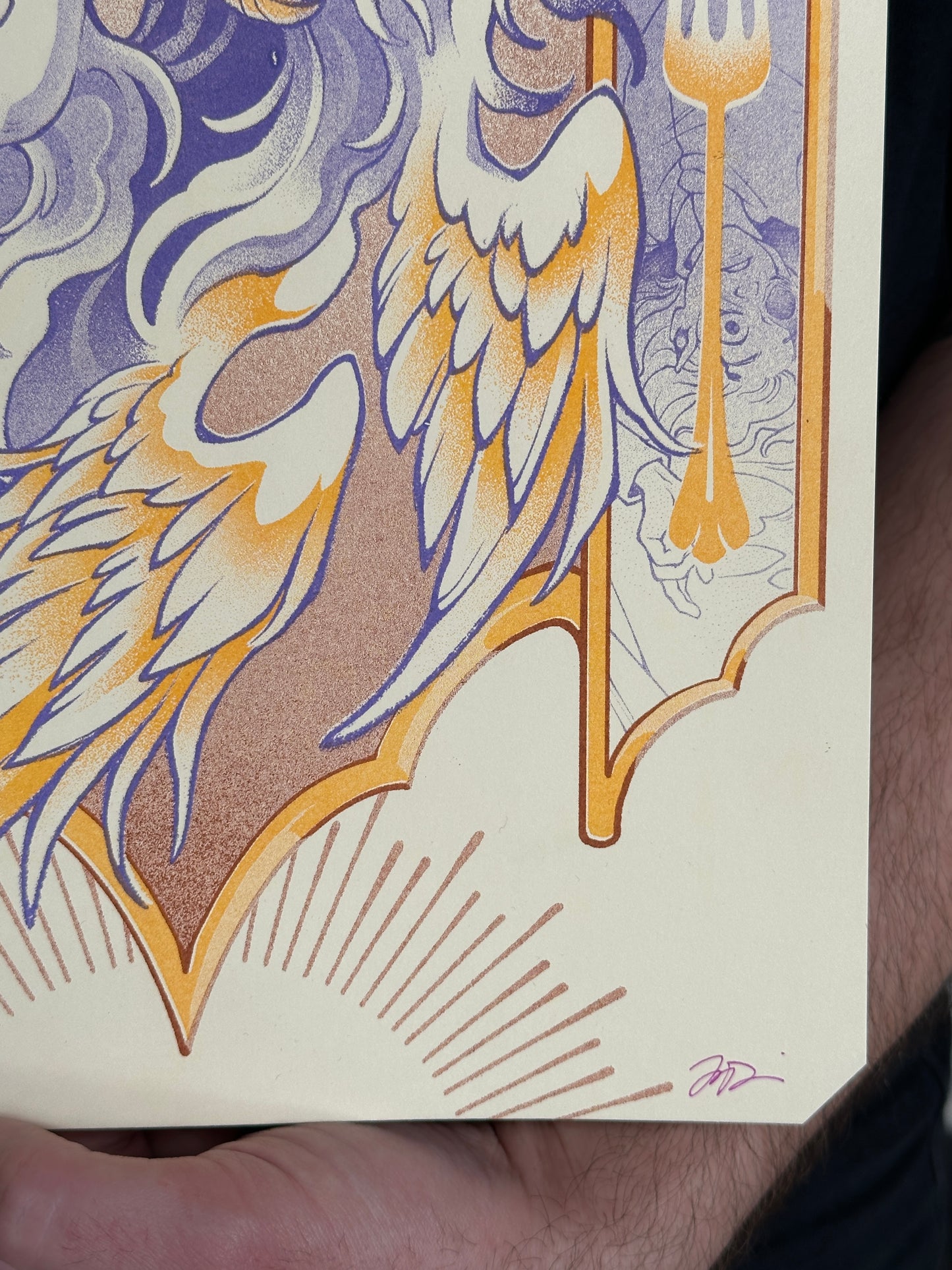 "Desire/Hubris" Risograph Print by Jay Ferrier