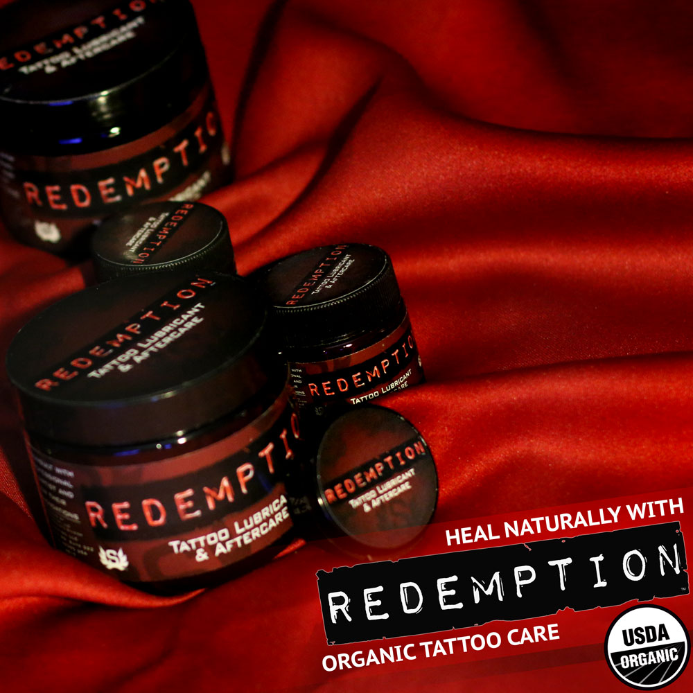 Redemption: Organic Tattoo Lubricant Unkindness Art Redemption: Organic Tattoo Lubricant Unkindness Art