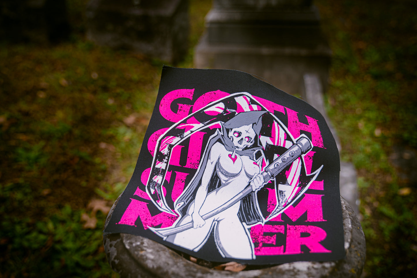 "Goth Girl Summer" Large Patch by Teresa Sharpe