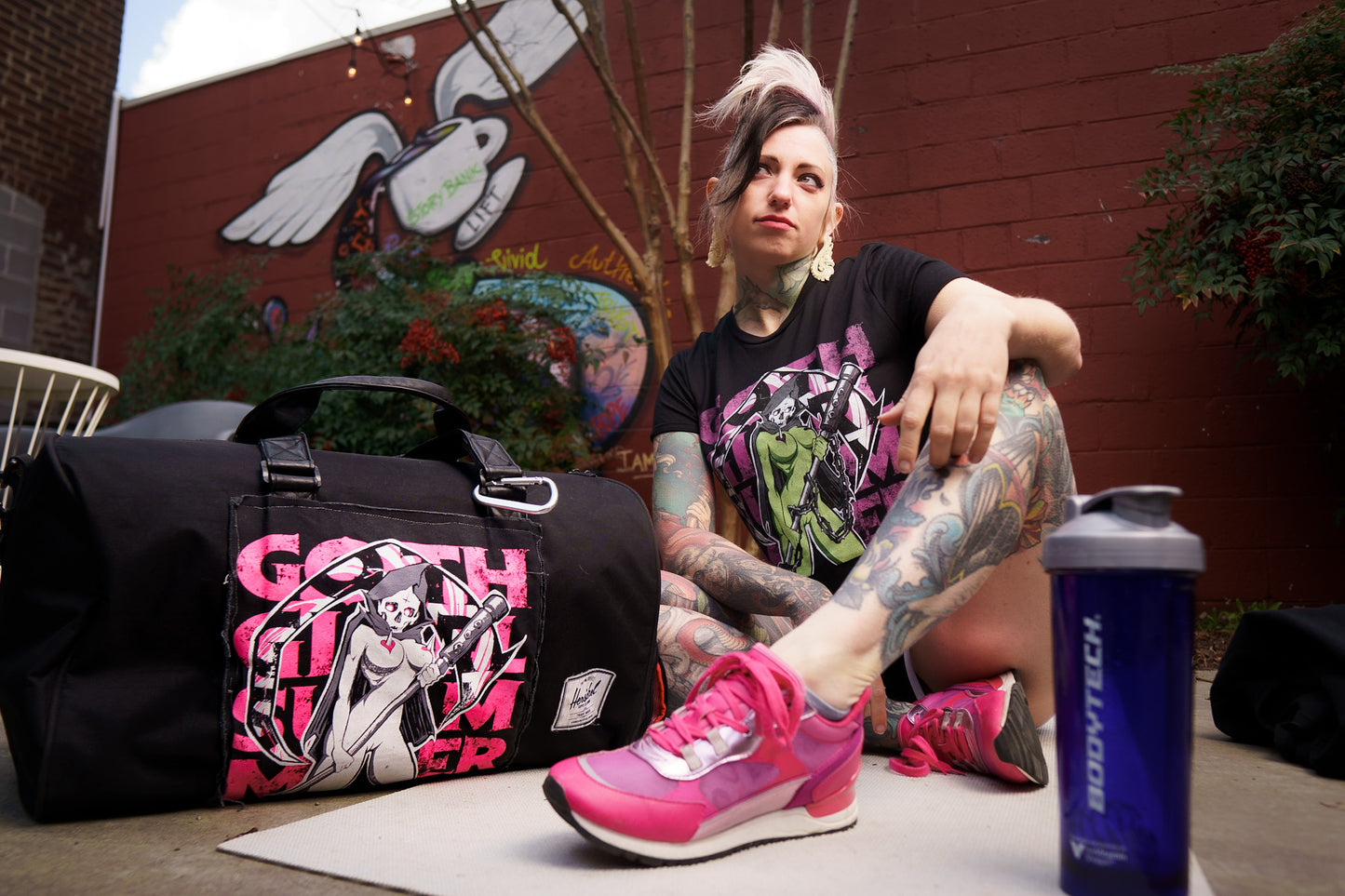 "Goth Girl Summer" Large Patch by Teresa Sharpe