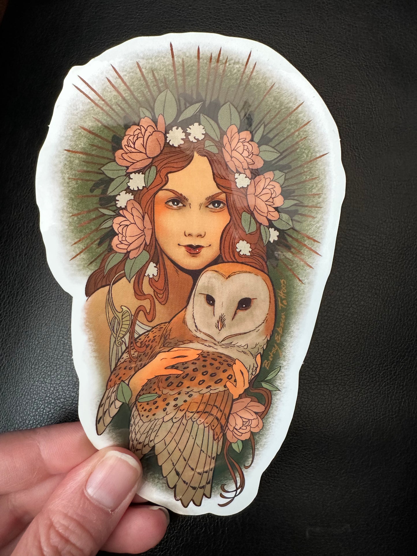 "Green Witch" Sticker by Betsy Ebsen