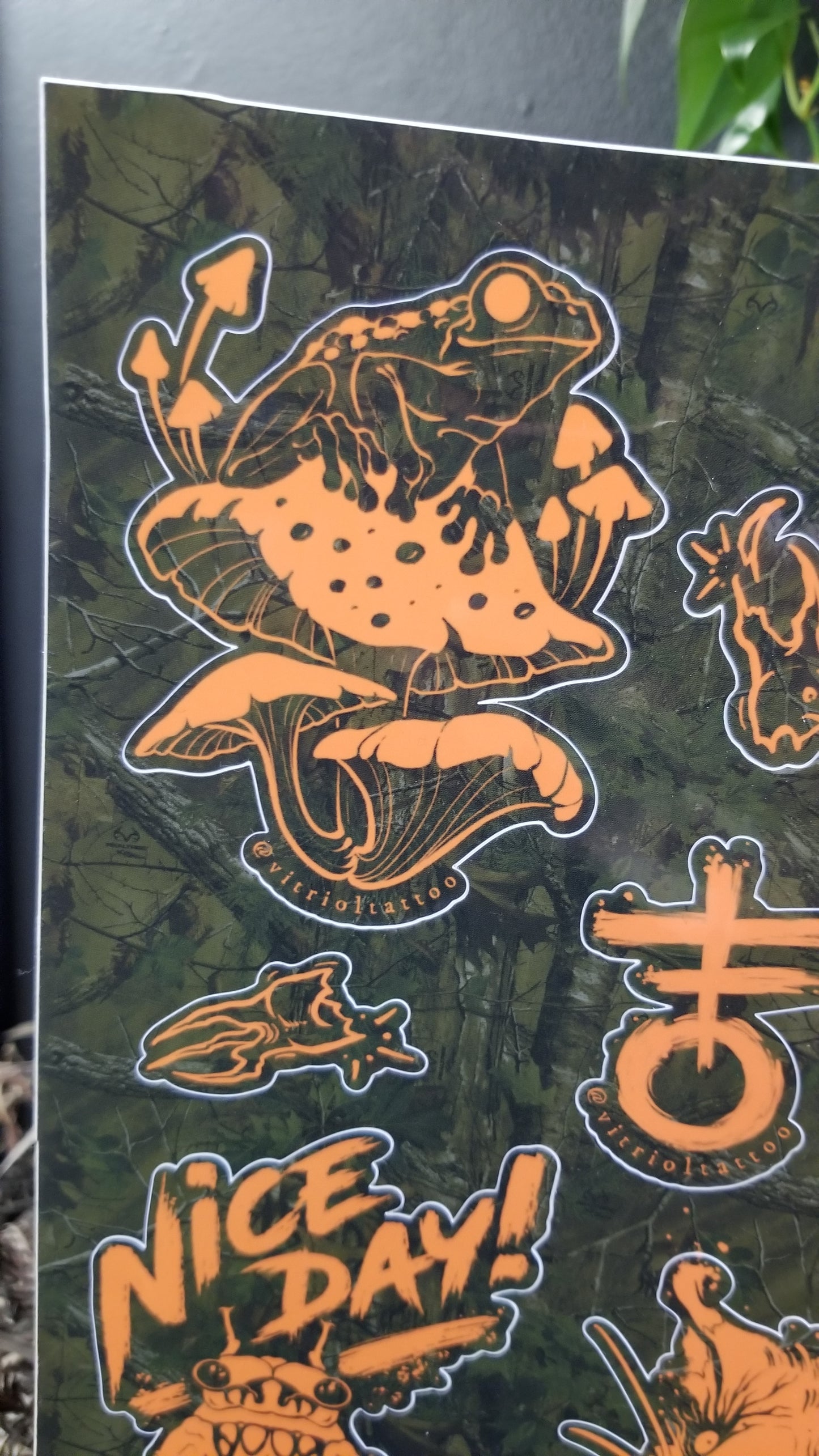 "Innawoods" Sticker Sheet by Faith Anne Butler (- v i t r i o l -)