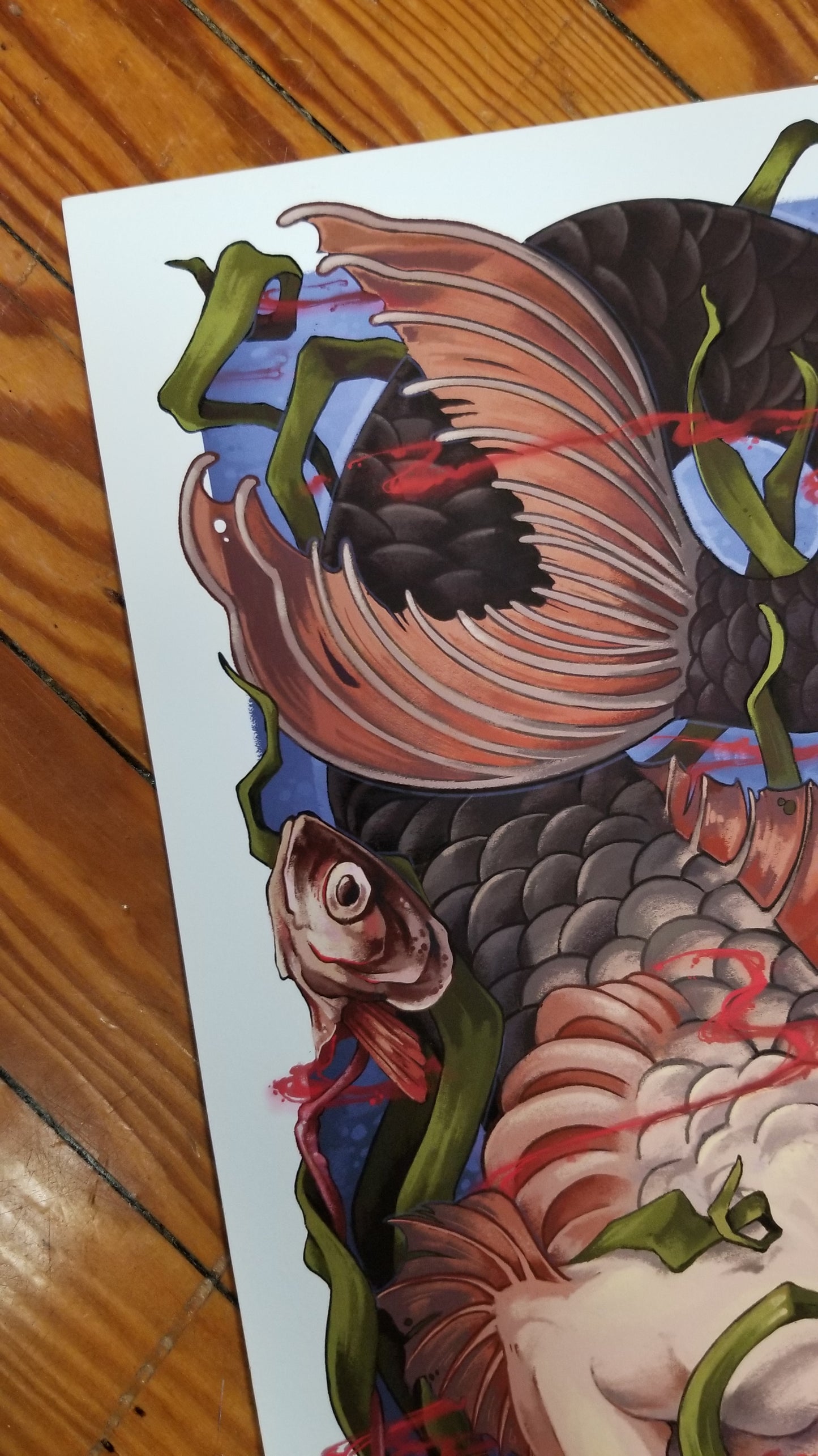 "Fiji Mermaid" Print by Kingsley Van Zandt