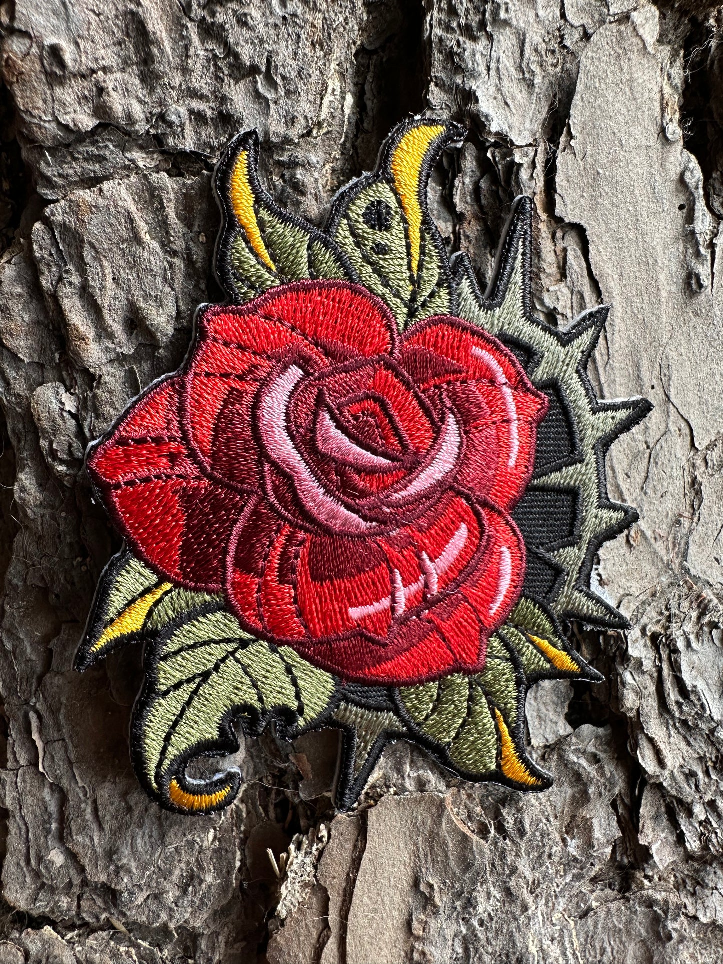 "Rose & Bramble" Iron-on Patch by Kingsley Van Zandt