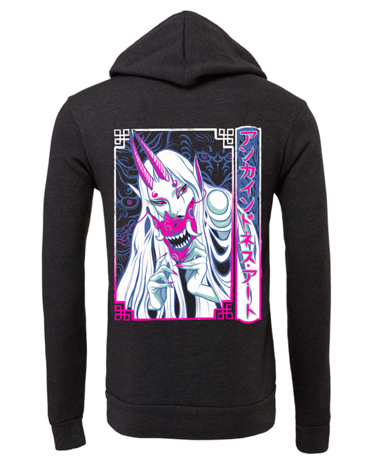 PRE-ORDER: "MASKED ONI" 2025 Special Edition Hoodie by Teresa Sharpe