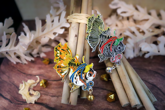 Goldfish Pin by Kingsley Van Zandt