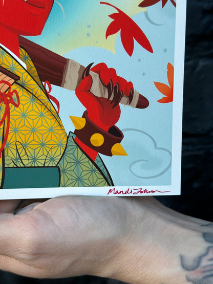 "Autumn Oni" Print by Mandi Johnson