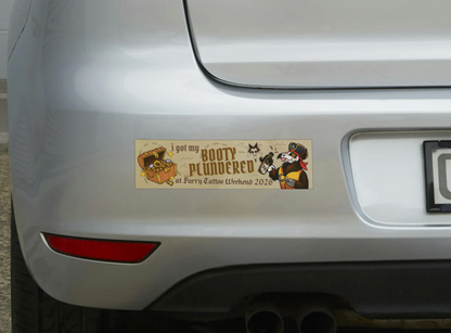 "I Got my Booty Plundered" FTW 2026 Bumper Sticker