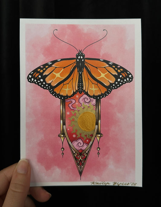"Sunlight" Hand-Embellished Mini-Print by Kailyn Byers