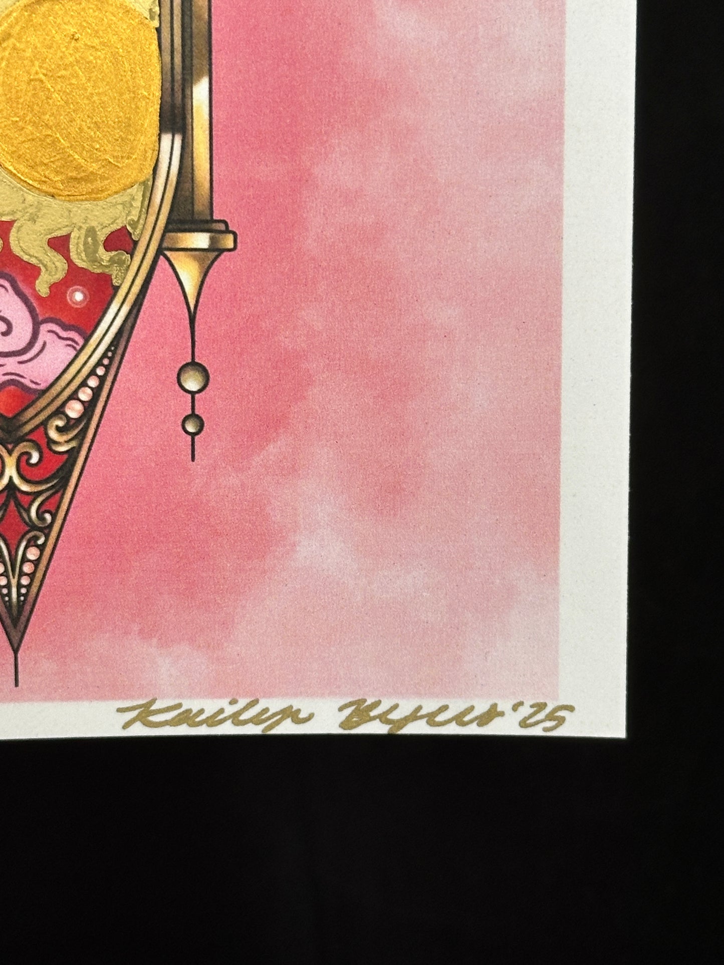 "Sunlight" Hand-Embellished Mini-Print by Kailyn Byers