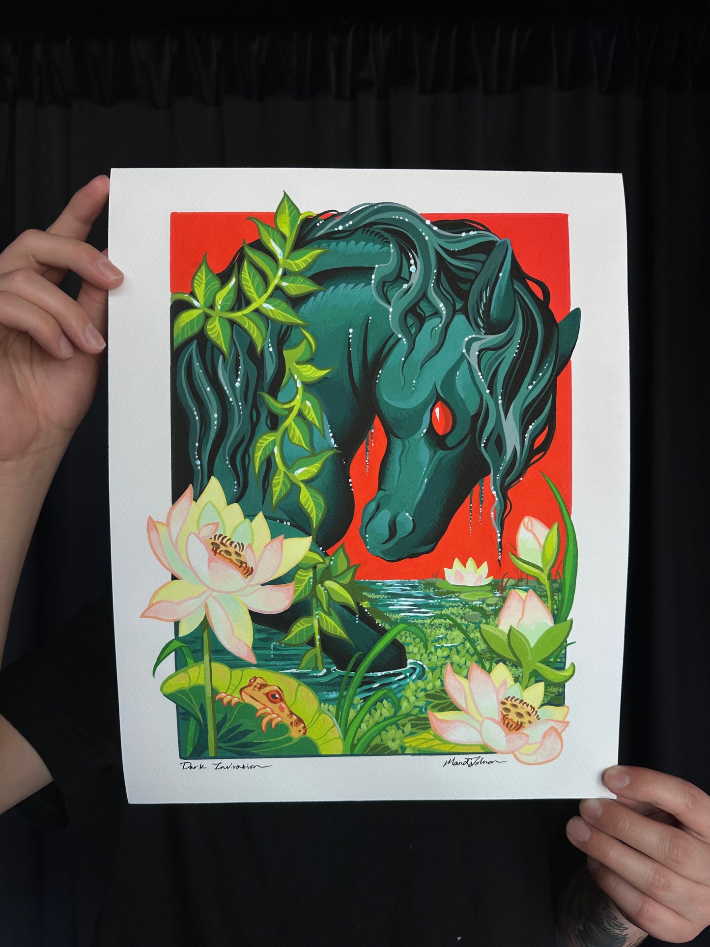 "Dark Invitation" Print by Mandi Johnson