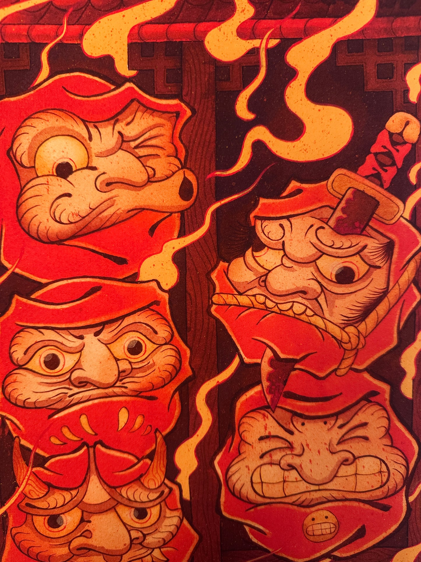 "Daruma Kuyō" Print by Matthew Corbin