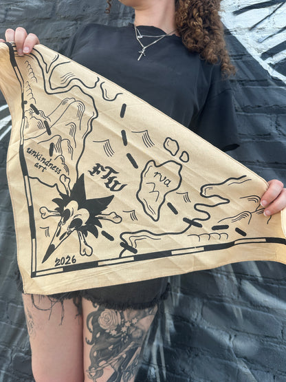 FTW 2026 Treasure Map Bandana
