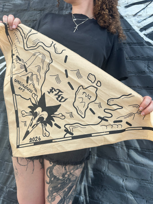 FTW 2026 Treasure Map Bandana