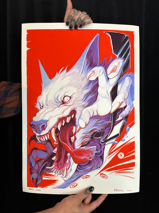 "FERAL" Print by Teresa Sharpe
