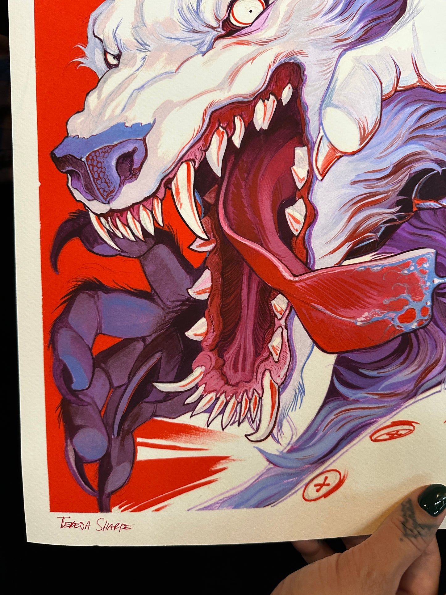 "FERAL" Print by Teresa Sharpe