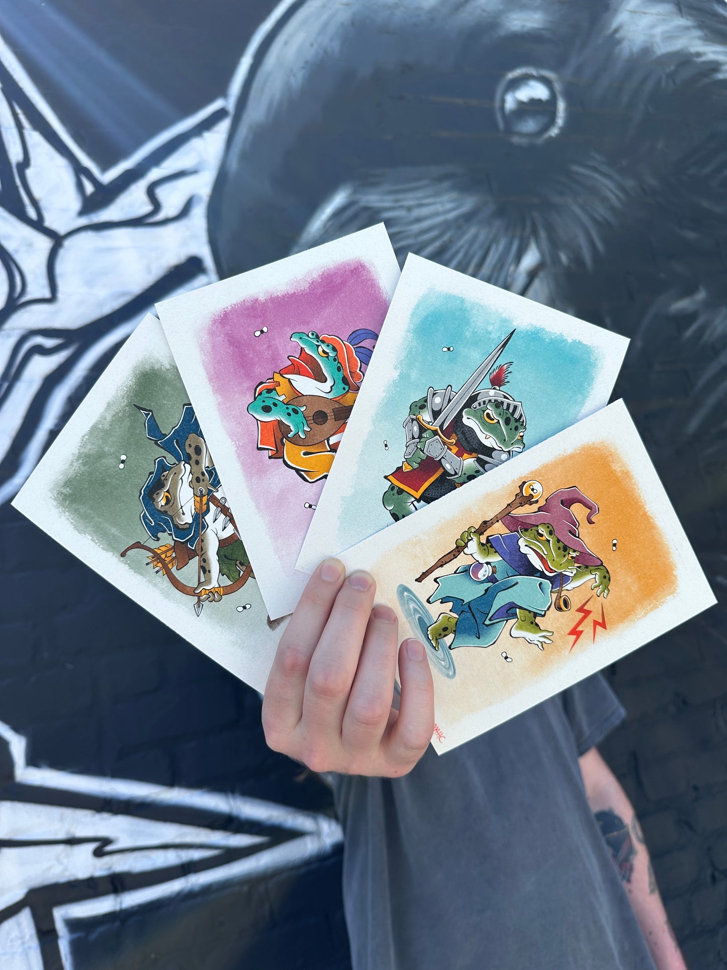 "Adventure Frogs" Print Set by Matthew Corbin