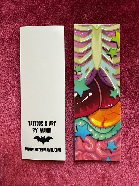 Guts Bookmark by Mandi Johnson