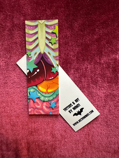 Guts Bookmark by Mandi Johnson