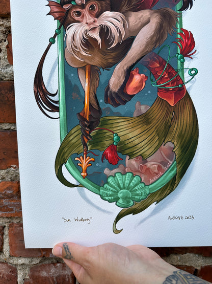 "Sun Wukong" Print by Kingsley Van Zandt