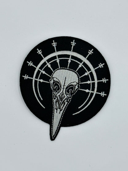 Bird Skull Logo Iron-on Patch