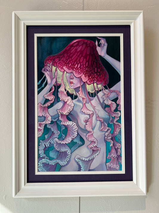 "Floresca" Original Framed Painting by Teresa Sharpe