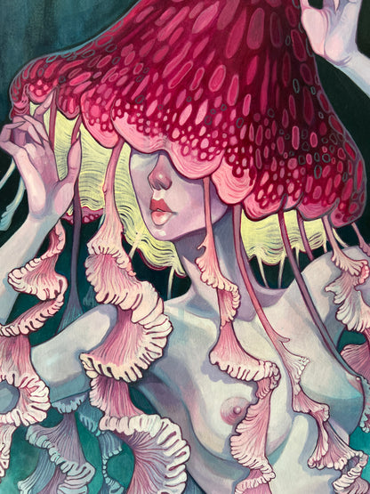 "Floresca" Original Framed Painting by Teresa Sharpe