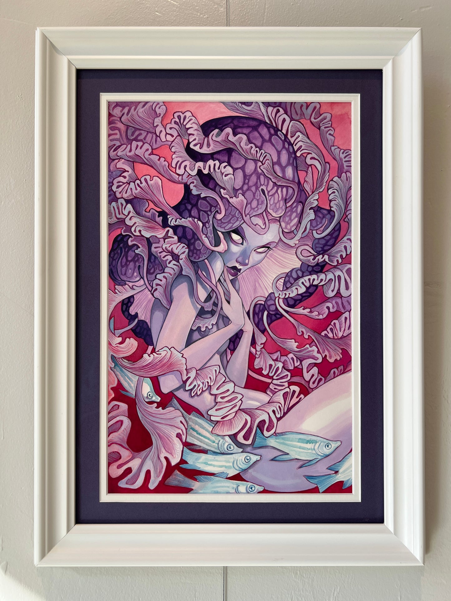 "Aurosa" Original Framed Painting by Teresa Sharpe